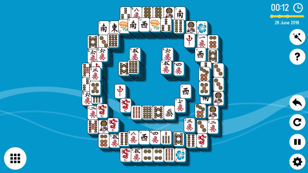 Level 2018-06-28. Online Mahjong Solitaire