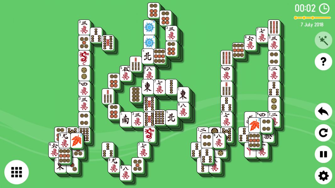Level 2018-07-07. Online Mahjong Solitaire