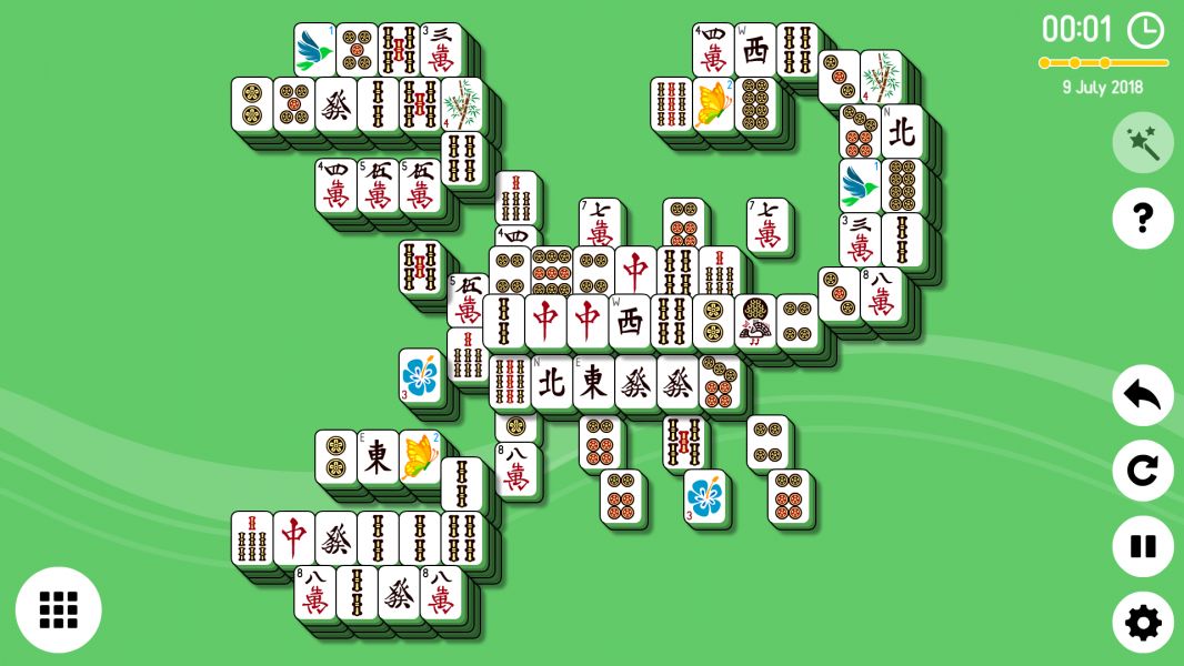 Level 2018-07-09. Online Mahjong Solitaire