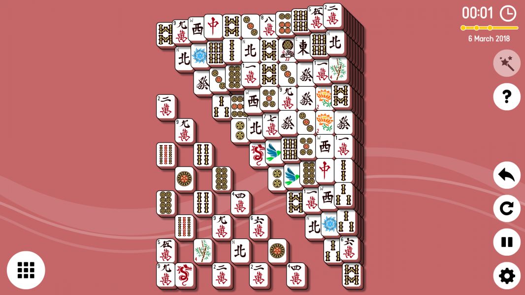 Level 2018-03-06. Online Mahjong Solitaire