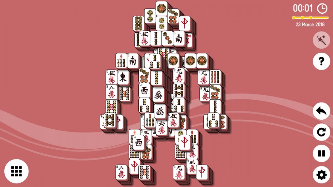 Level 2018-03-23. Online Mahjong Solitaire