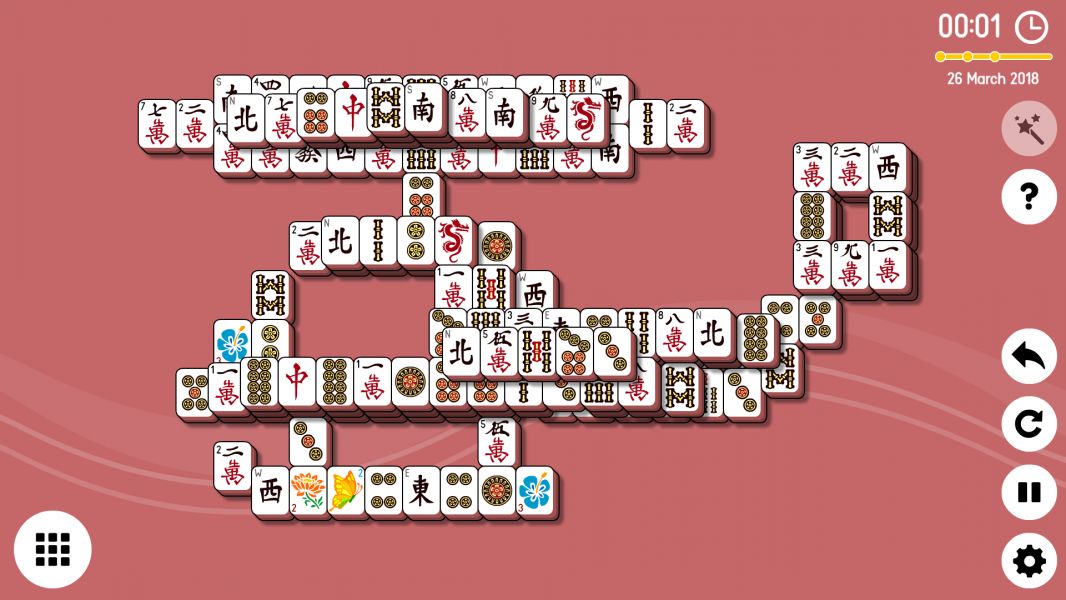Level 2018-03-26. Online Mahjong Solitaire