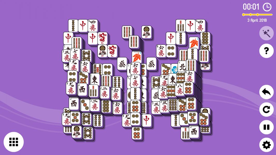 Level 2018-04-03. Online Mahjong Solitaire