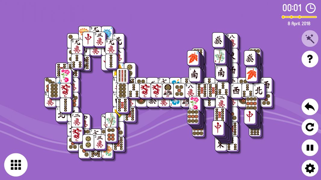 Level 2018-04-08. Online Mahjong Solitaire