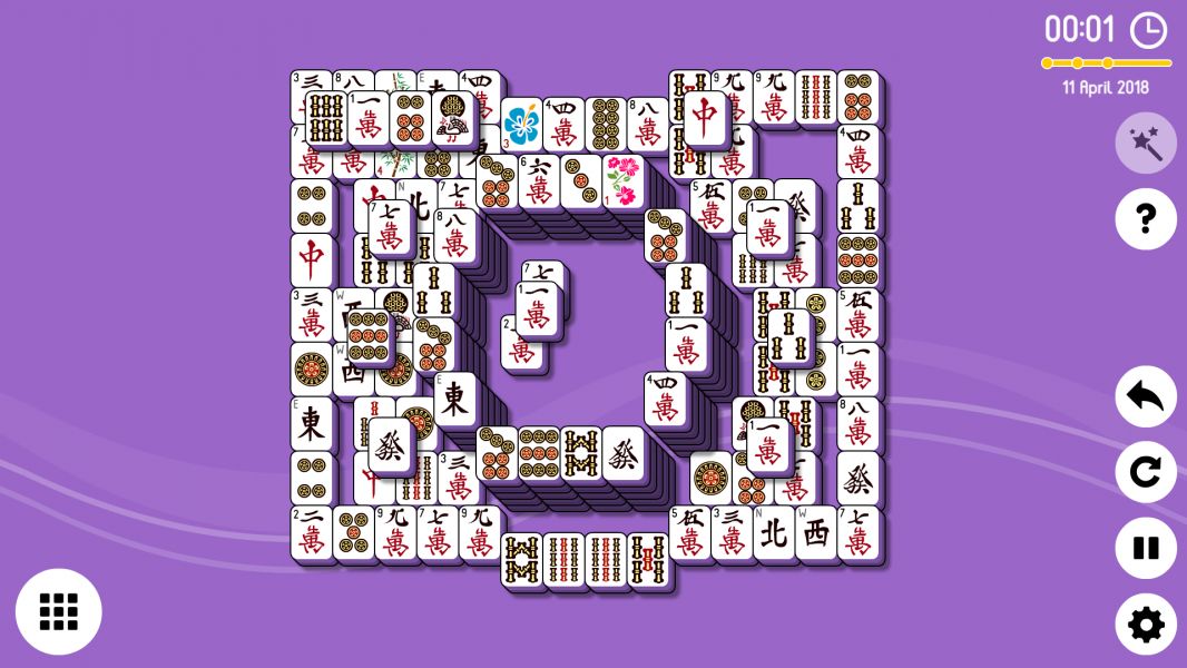 Level 2018-04-11. Online Mahjong Solitaire
