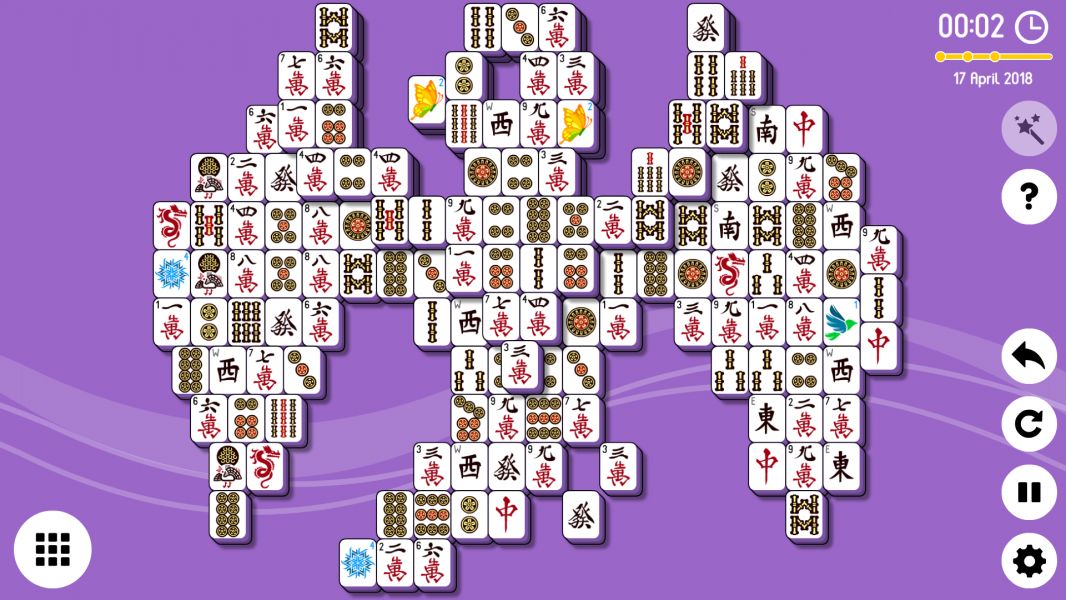 Level 2018-04-17. Online Mahjong Solitaire