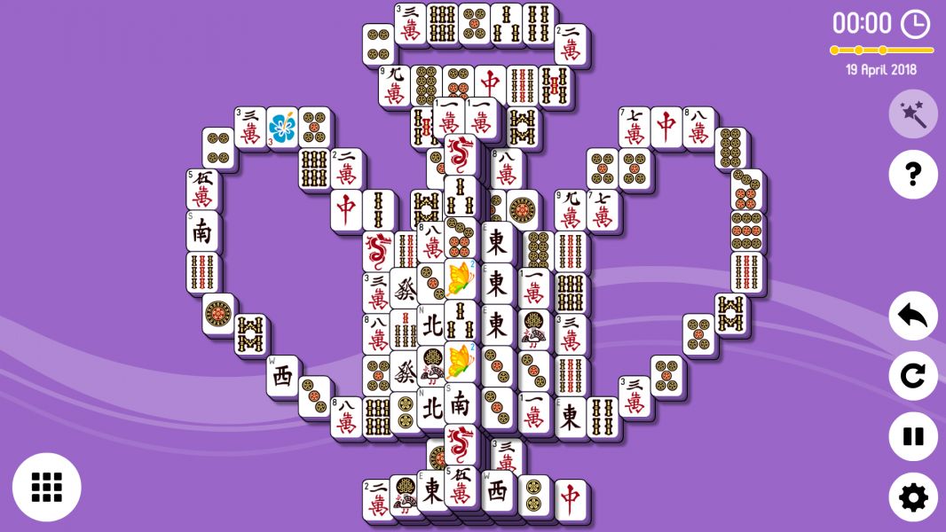 Level 2018-04-19. Online Mahjong Solitaire