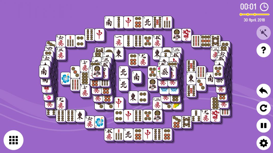 Level 2018-04-30. Online Mahjong Solitaire
