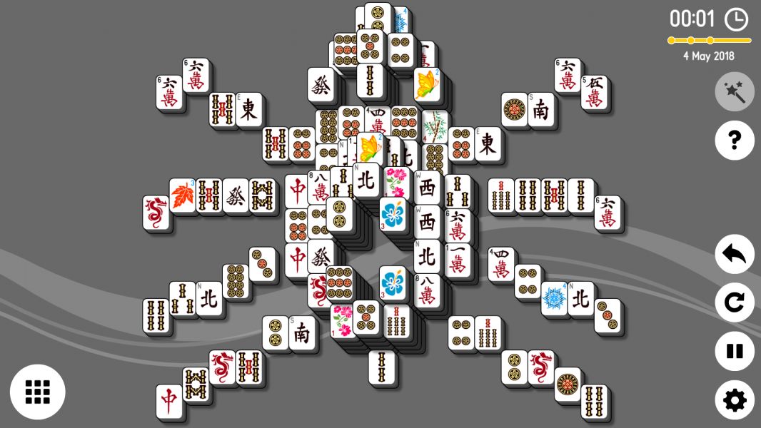 Level 2018-05-04. Online Mahjong Solitaire