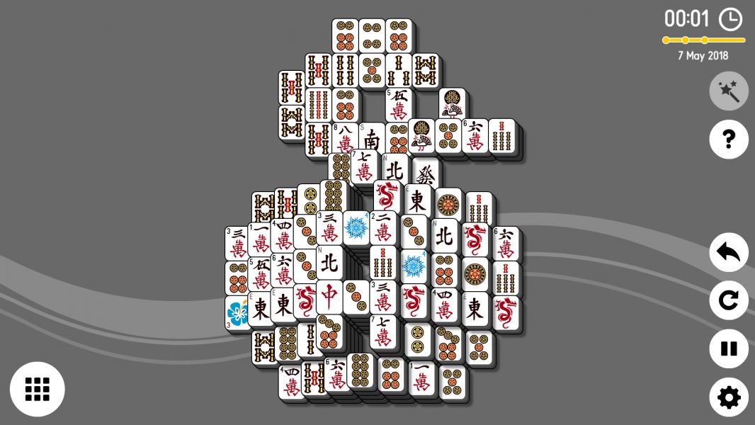Level 2018-05-07. Online Mahjong Solitaire