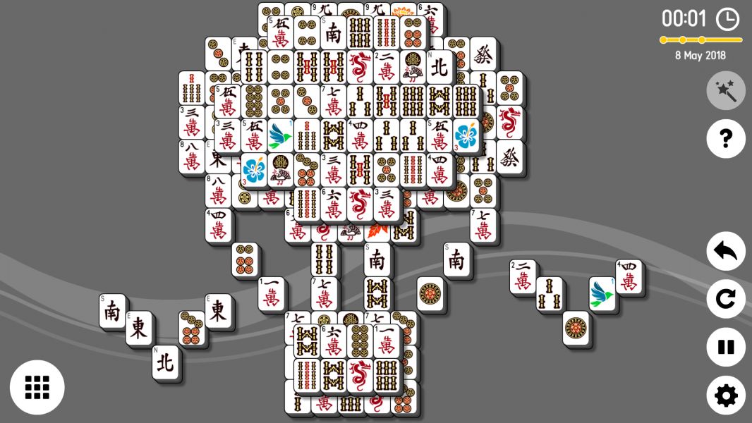 Level 2018-05-08. Online Mahjong Solitaire