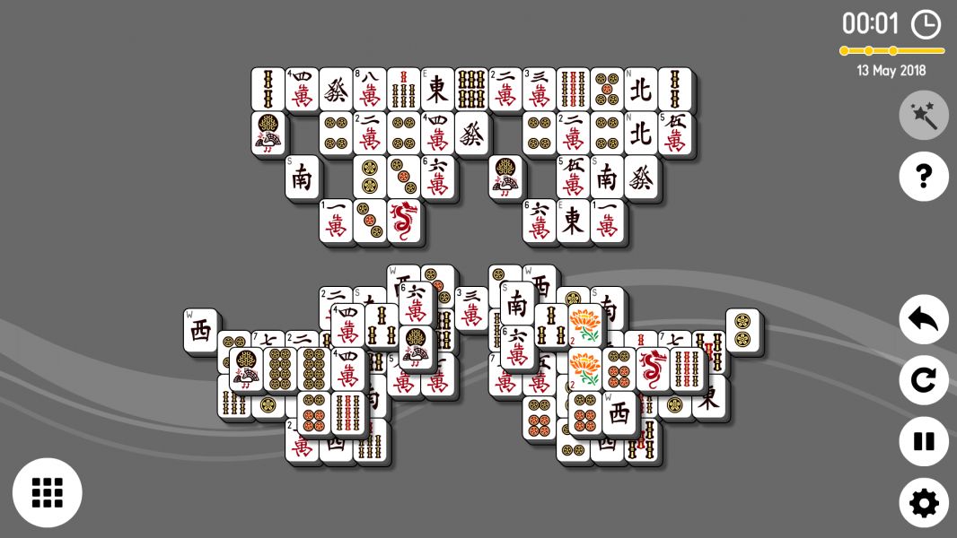 Level 2018-05-13. Online Mahjong Solitaire