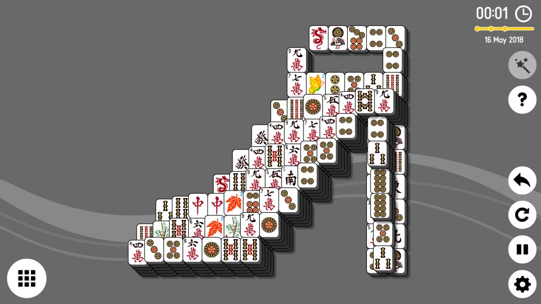 Level 2018-05-16. Online Mahjong Solitaire