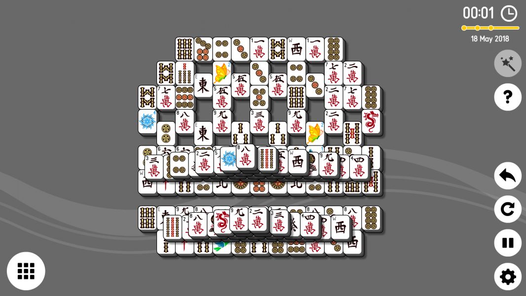 Level 2018-05-18. Online Mahjong Solitaire
