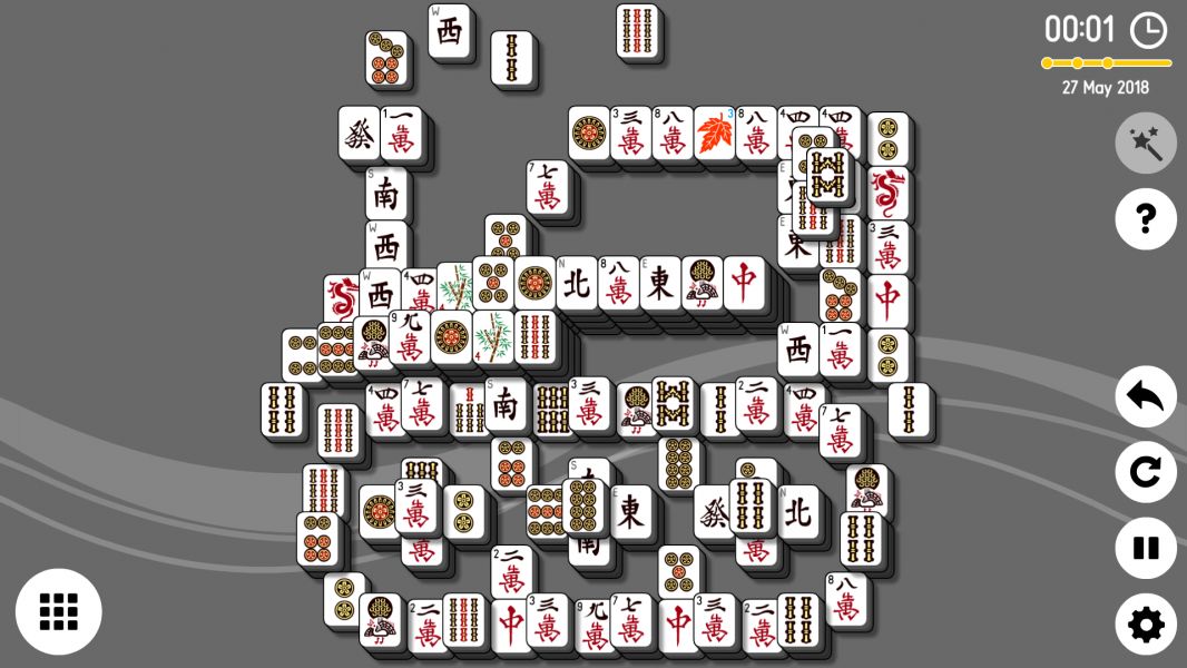 Level 2018-05-27. Online Mahjong Solitaire