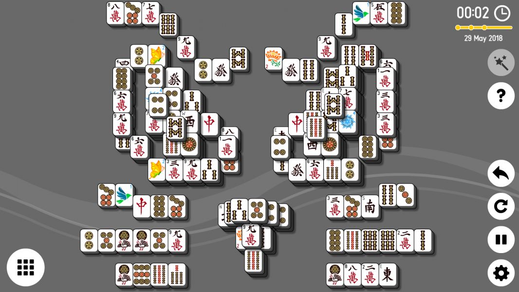 Level 2018-05-29. Online Mahjong Solitaire