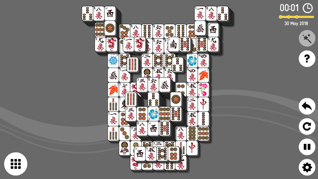 Level 2018-05-30. Online Mahjong Solitaire