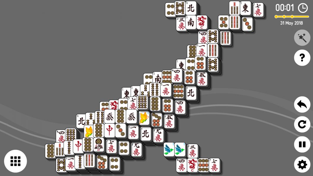 Level 2018-05-31. Online Mahjong Solitaire