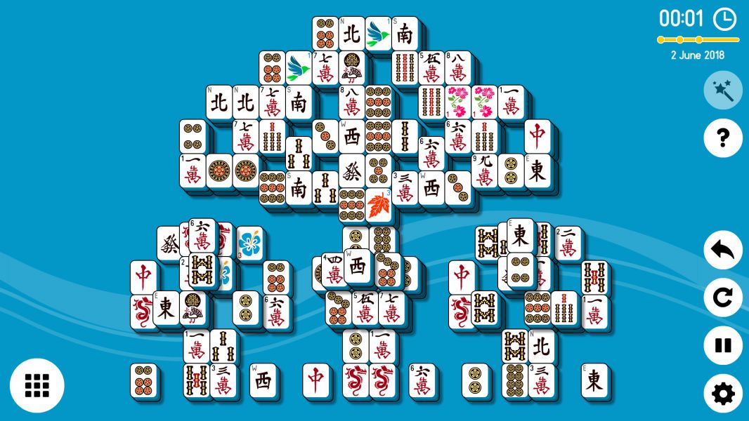 Level 2018-06-02. Online Mahjong Solitaire