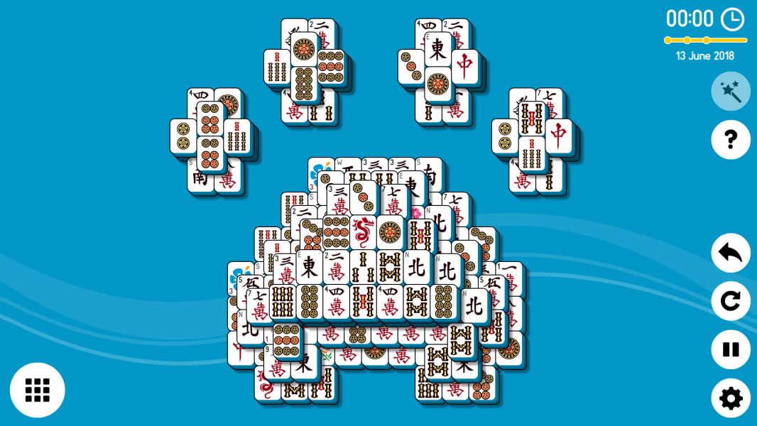 Level 2018-06-13. Online Mahjong Solitaire