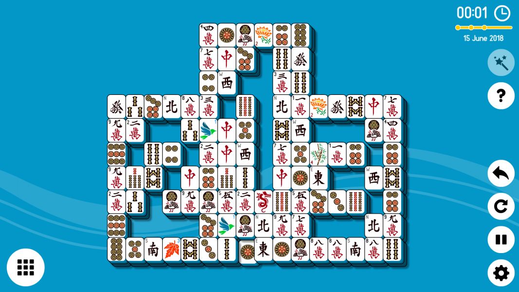 Level 2018-06-15. Online Mahjong Solitaire