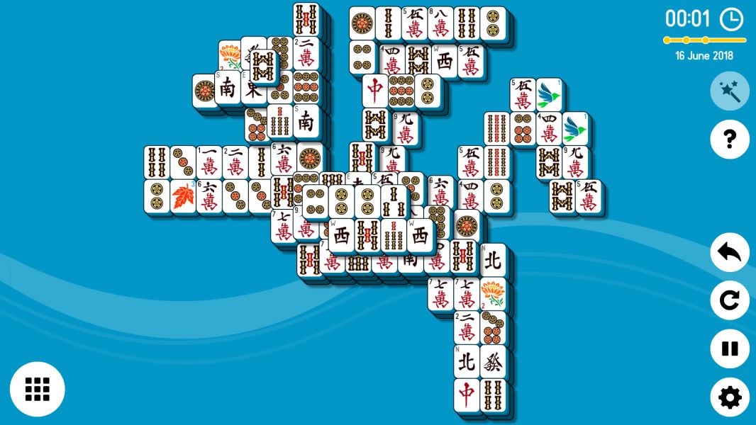 Level 2018-06-16. Online Mahjong Solitaire