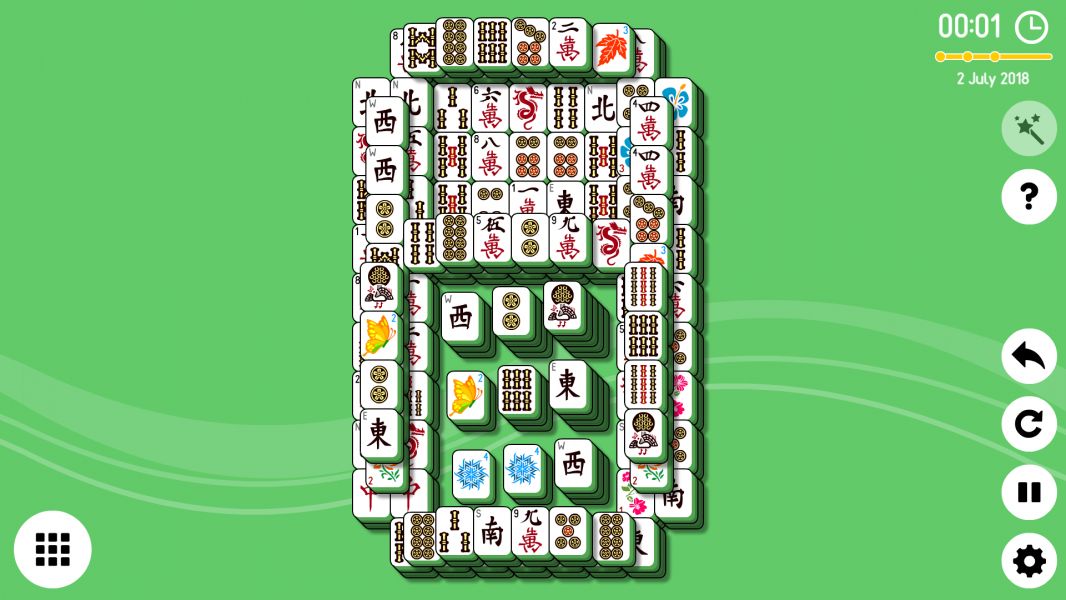 Level 2018-07-02. Online Mahjong Solitaire