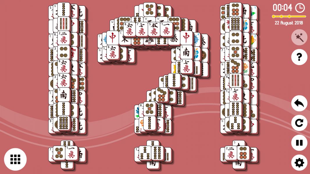 Level 2018-08-22. Online Mahjong Solitaire
