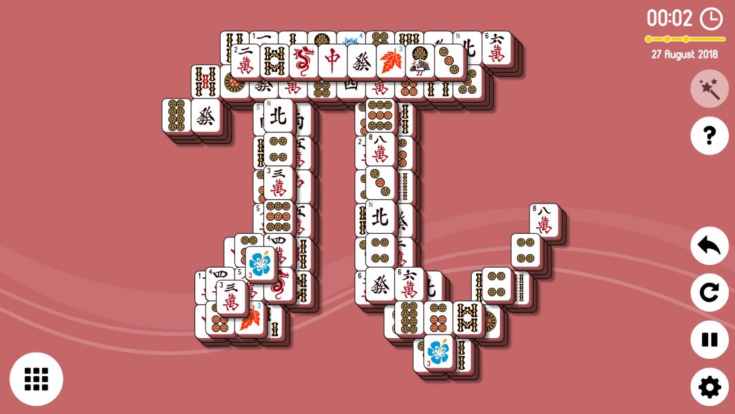 Level 2018-08-29. Online Mahjong Solitaire