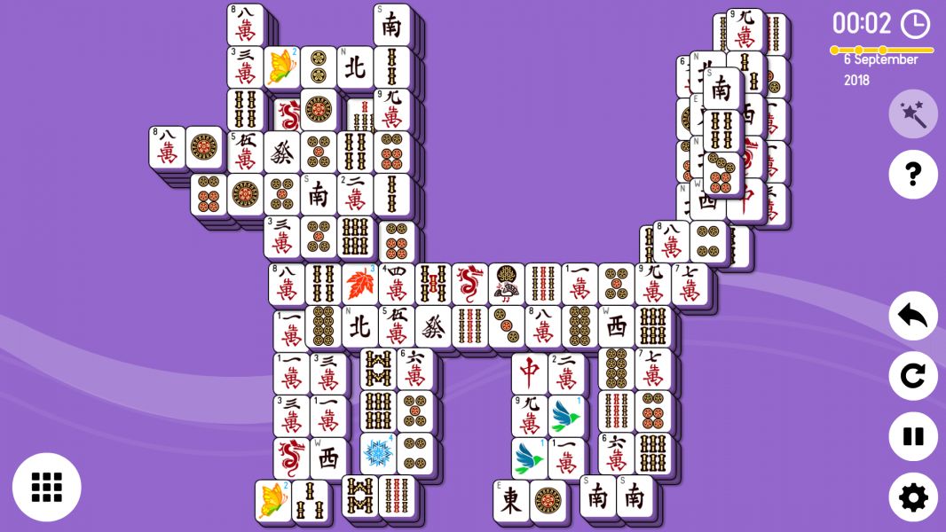 Level 2018-09-06. Online Mahjong Solitaire