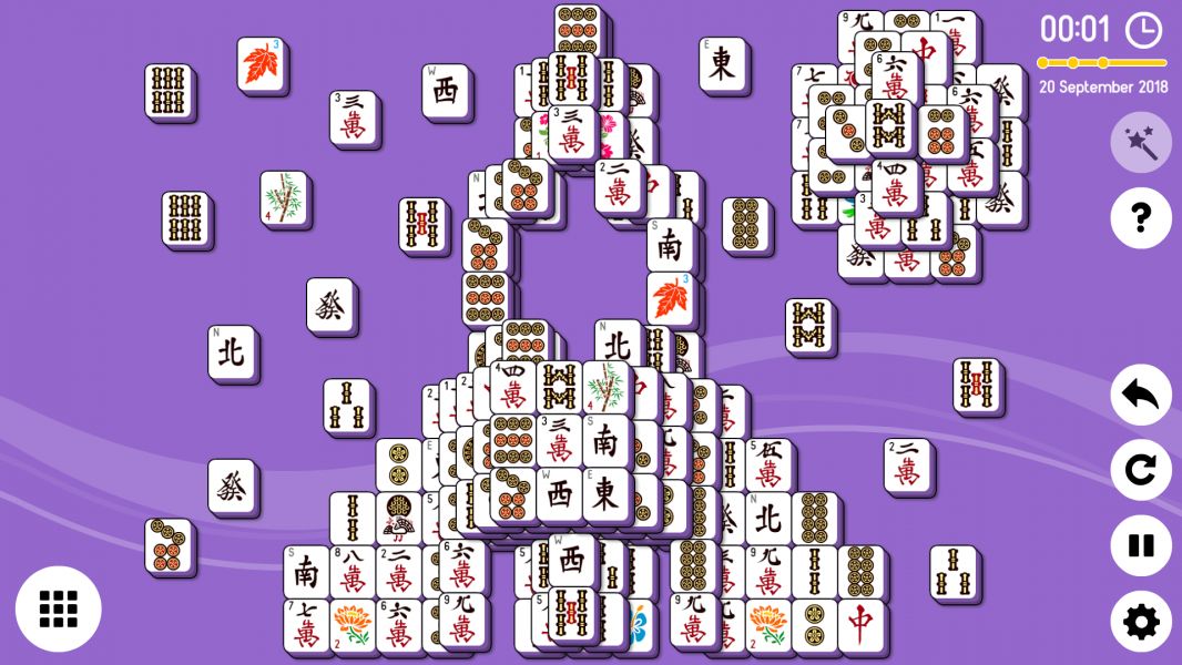 Level 2018-09-20. Online Mahjong Solitaire