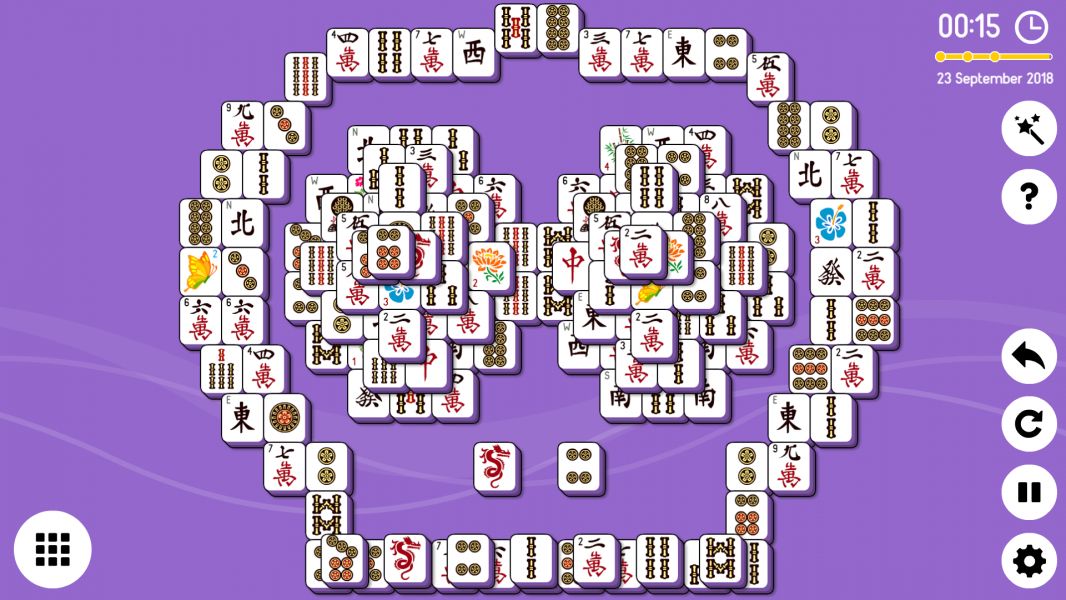 Level 2018-09-23. Online Mahjong Solitaire