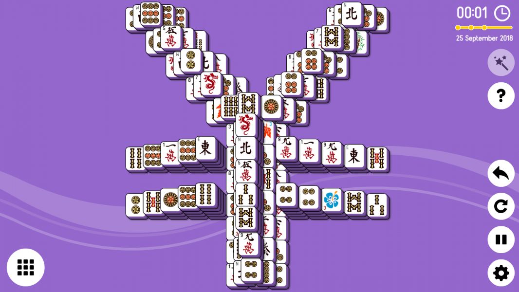 Level 2018-09-25. Online Mahjong Solitaire