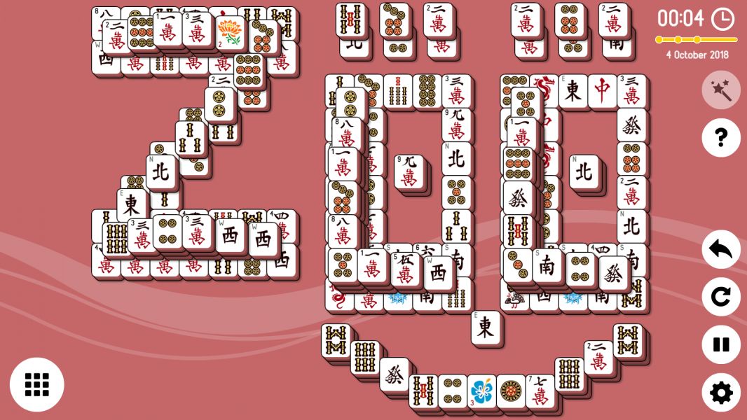 Level 2018-10-04. Online Mahjong Solitaire
