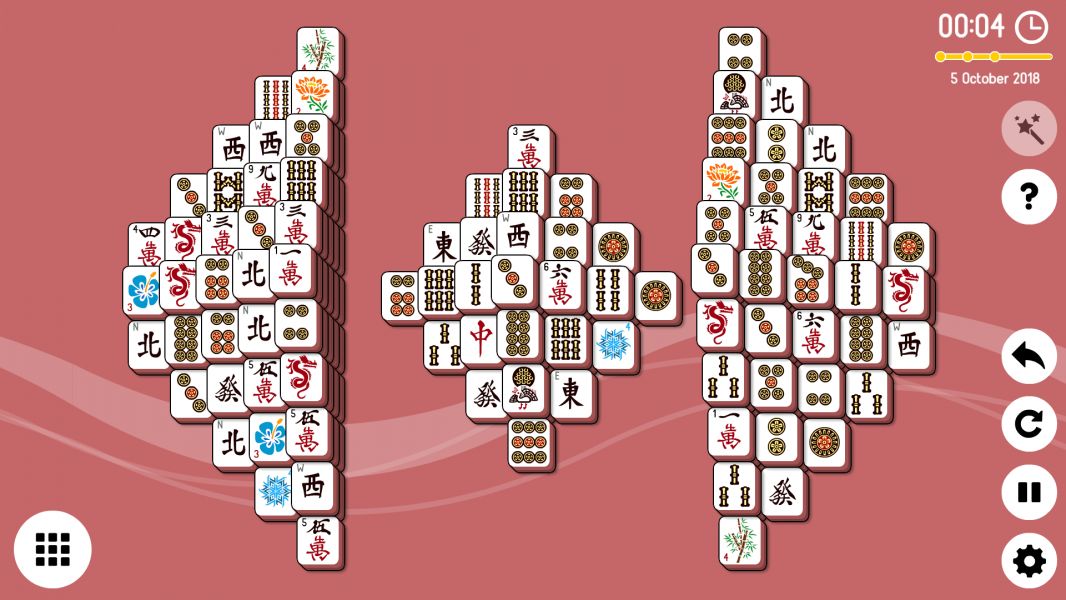 Level 2018-10-05. Online Mahjong Solitaire