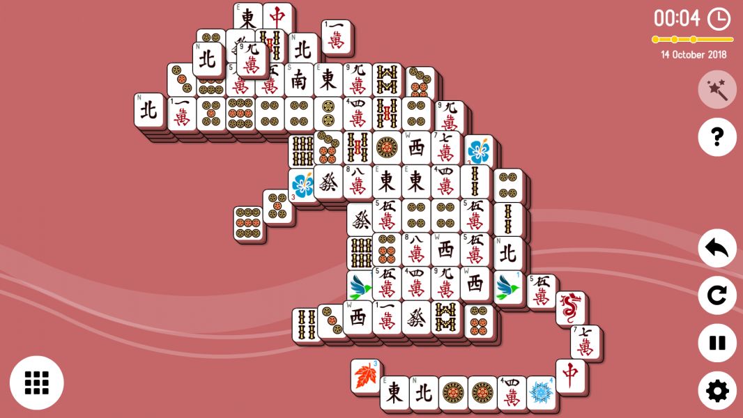 Level 2018-10-14. Online Mahjong Solitaire