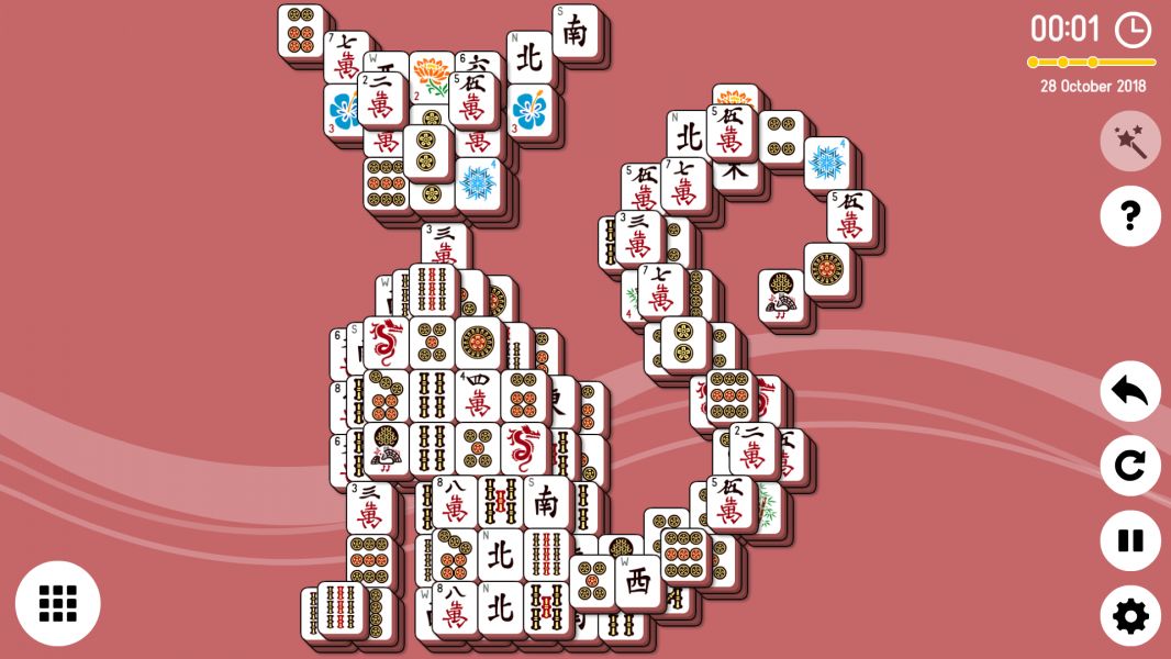 Level 2018-10-28. Online Mahjong Solitaire
