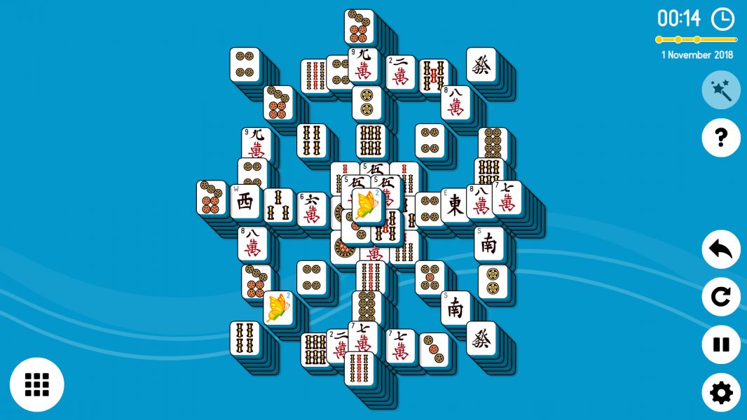 Level 2018-11-01. Online Mahjong Solitaire