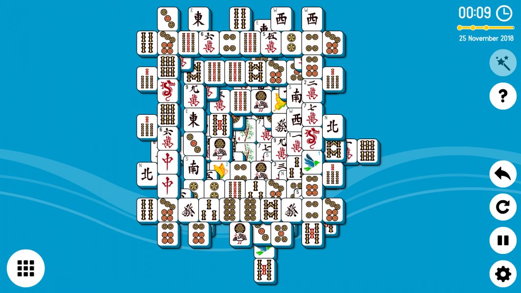 Level 2018-11-25. Online Mahjong Solitaire