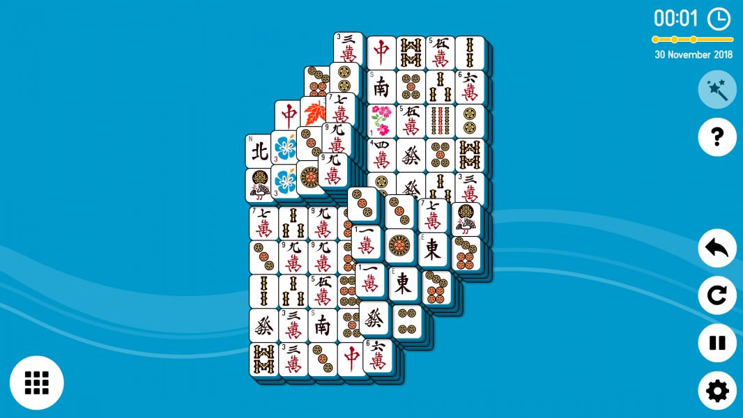 Level 2018-11-30. Online Mahjong Solitaire