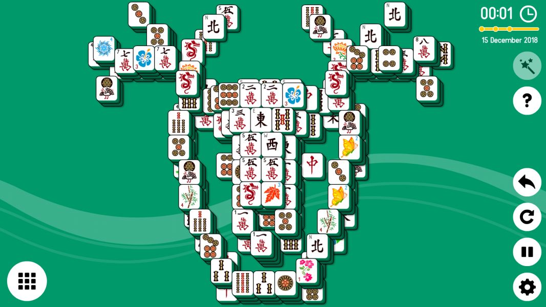 Level 2018-12-15. Online Mahjong Solitaire