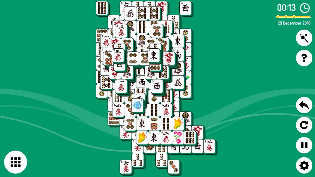 Level 2018-12-29. Online Mahjong Solitaire