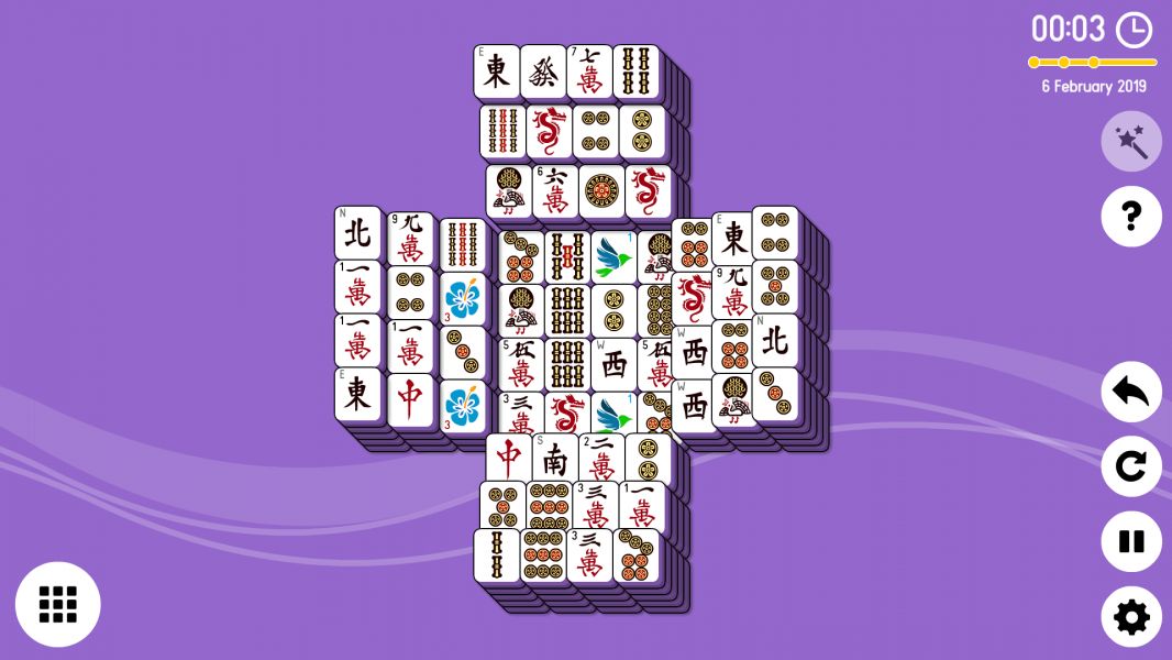 Level 2019-02-06. Online Mahjong Solitaire