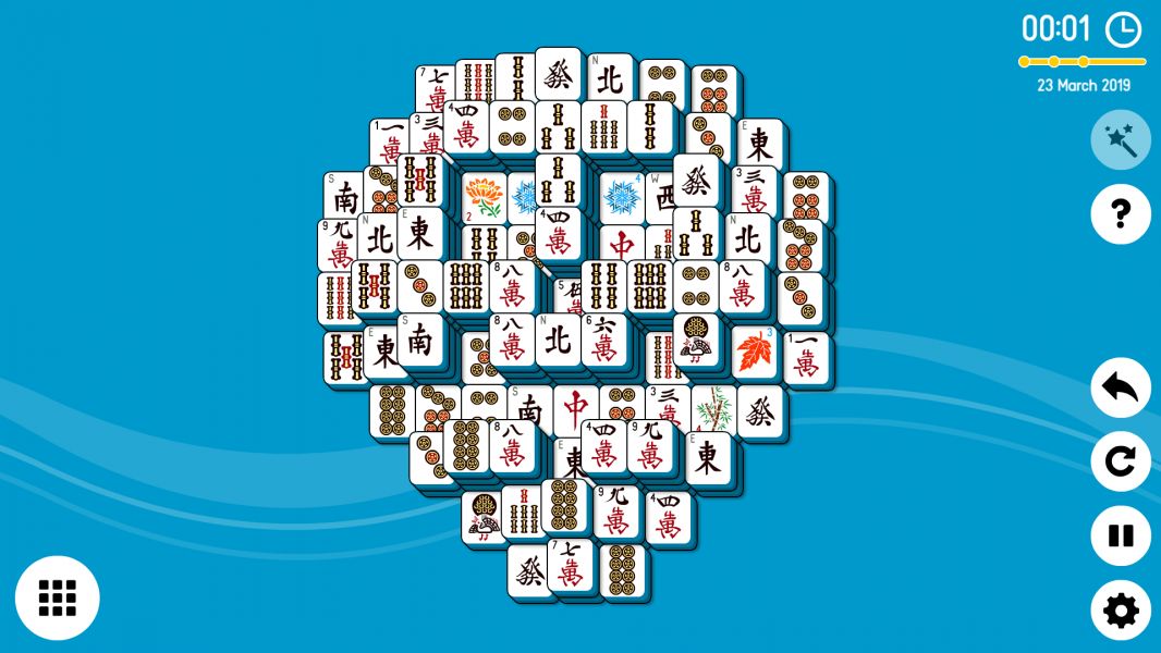 Level 2019-03-23. Online Mahjong Solitaire