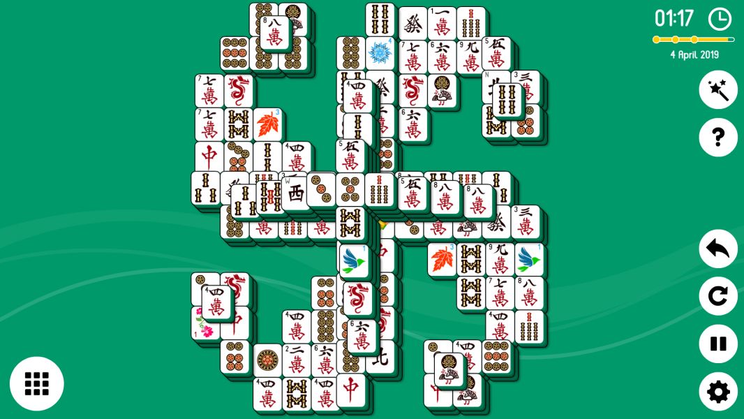Level 2019-04-04. Online Mahjong Solitaire