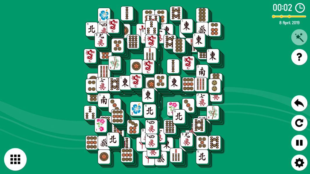 Level 2019-04-08. Online Mahjong Solitaire