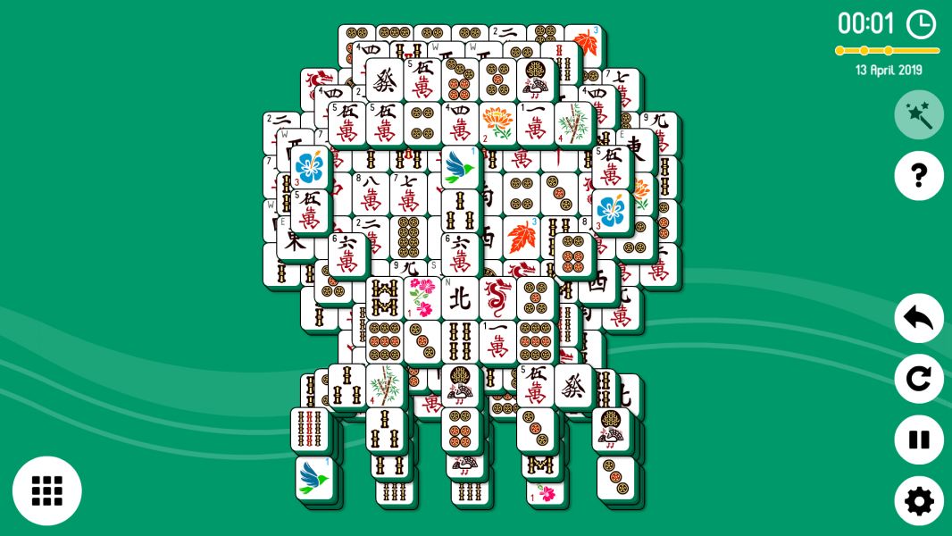 Level 2019-04-13. Online Mahjong Solitaire