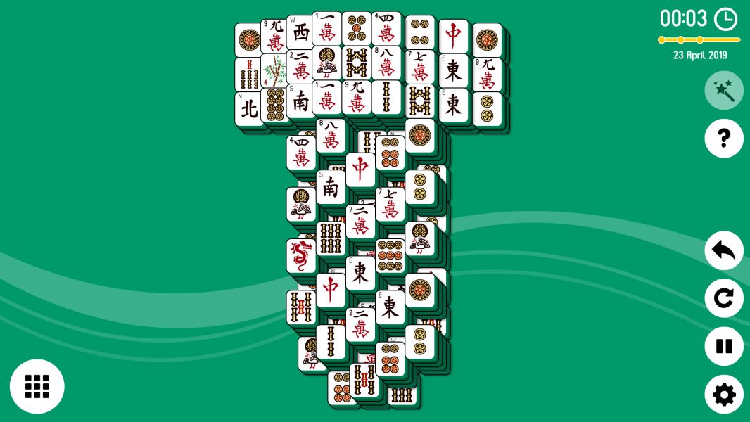 Level 2019-04-23. Online Mahjong Solitaire