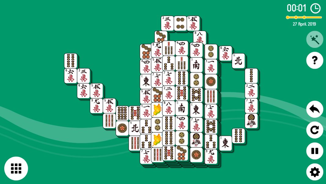Level 2019-04-27. Online Mahjong Solitaire