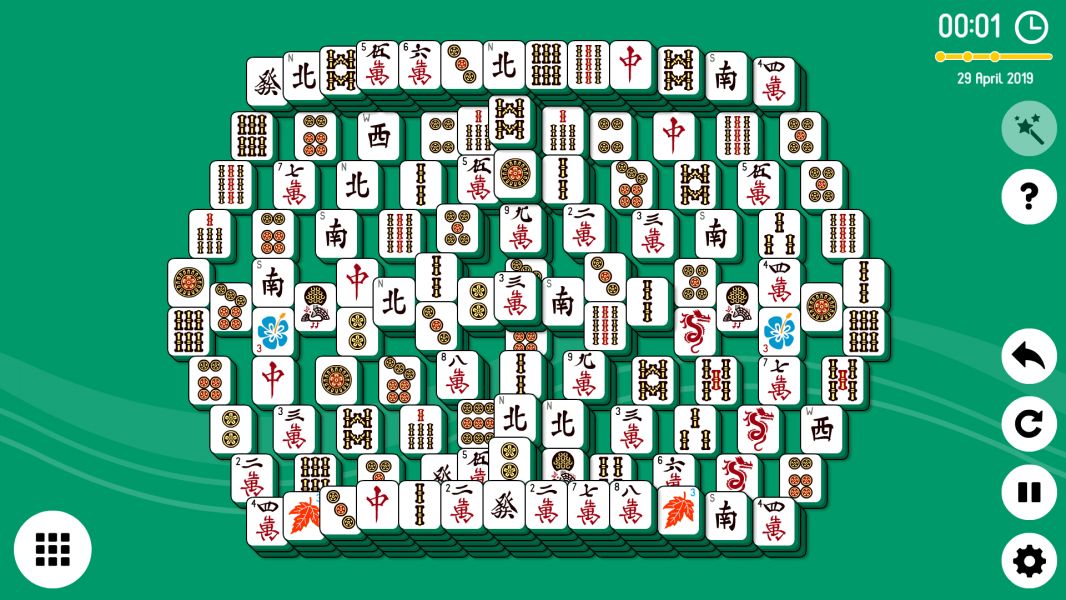 Level 2019-04-29. Online Mahjong Solitaire